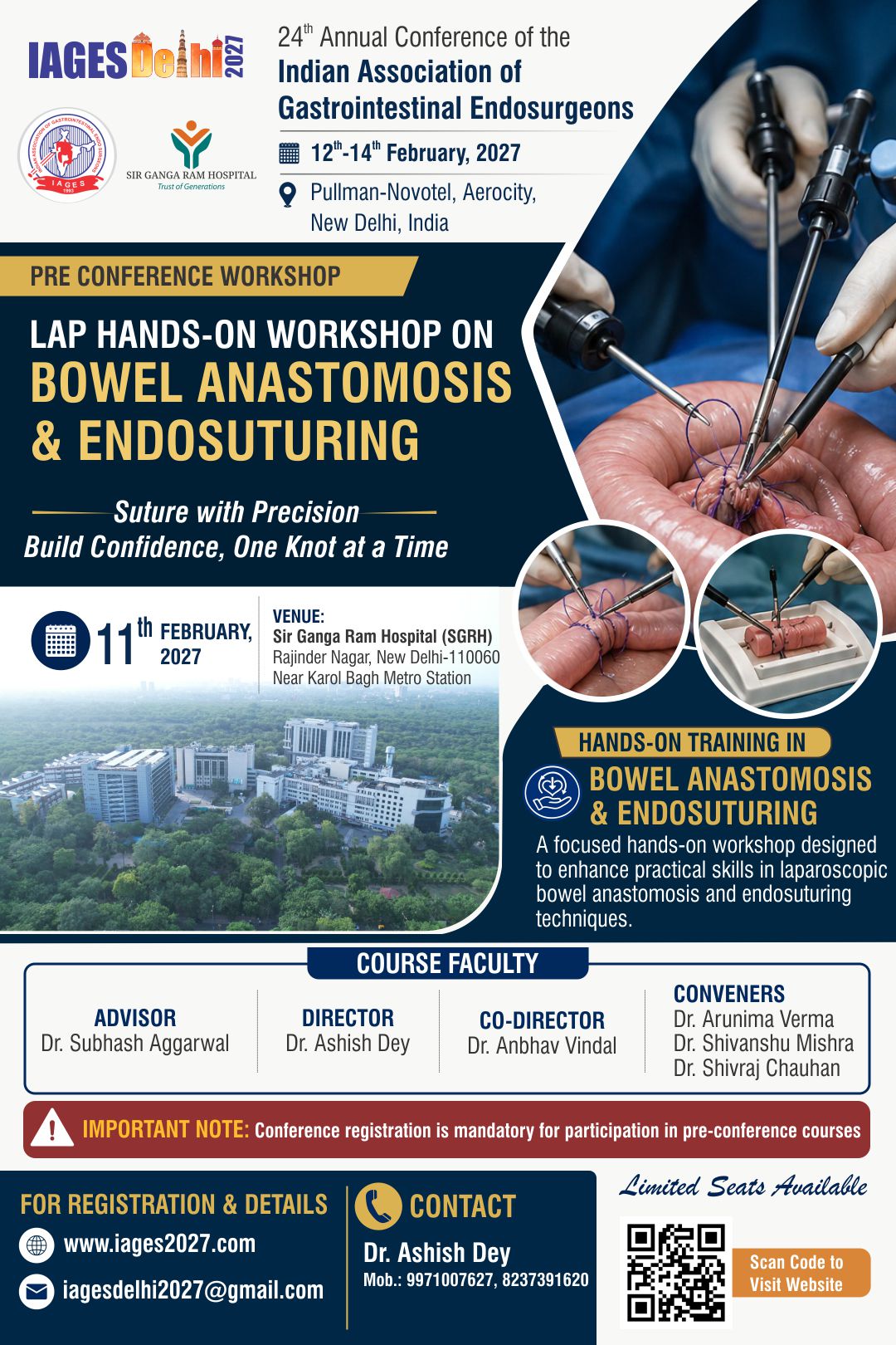 Lap Hands-on Bowel Anastomosis & Endosuturing