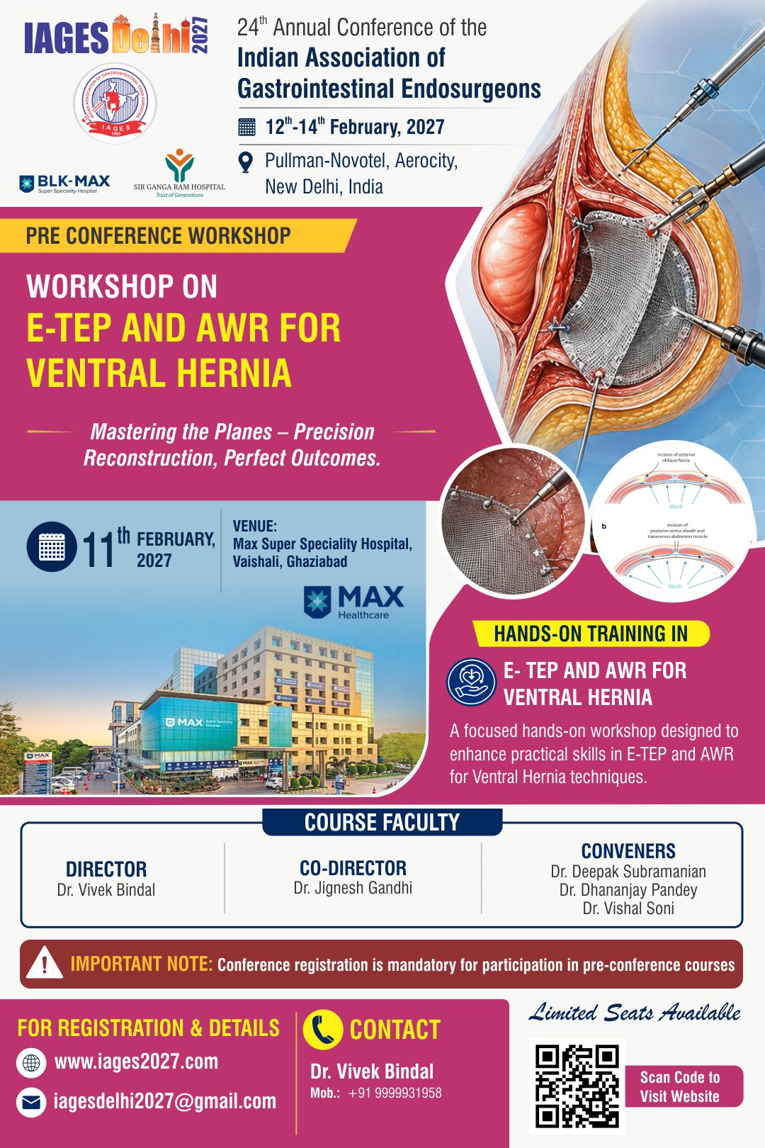 E-TEP & AWR for Ventral Hernia